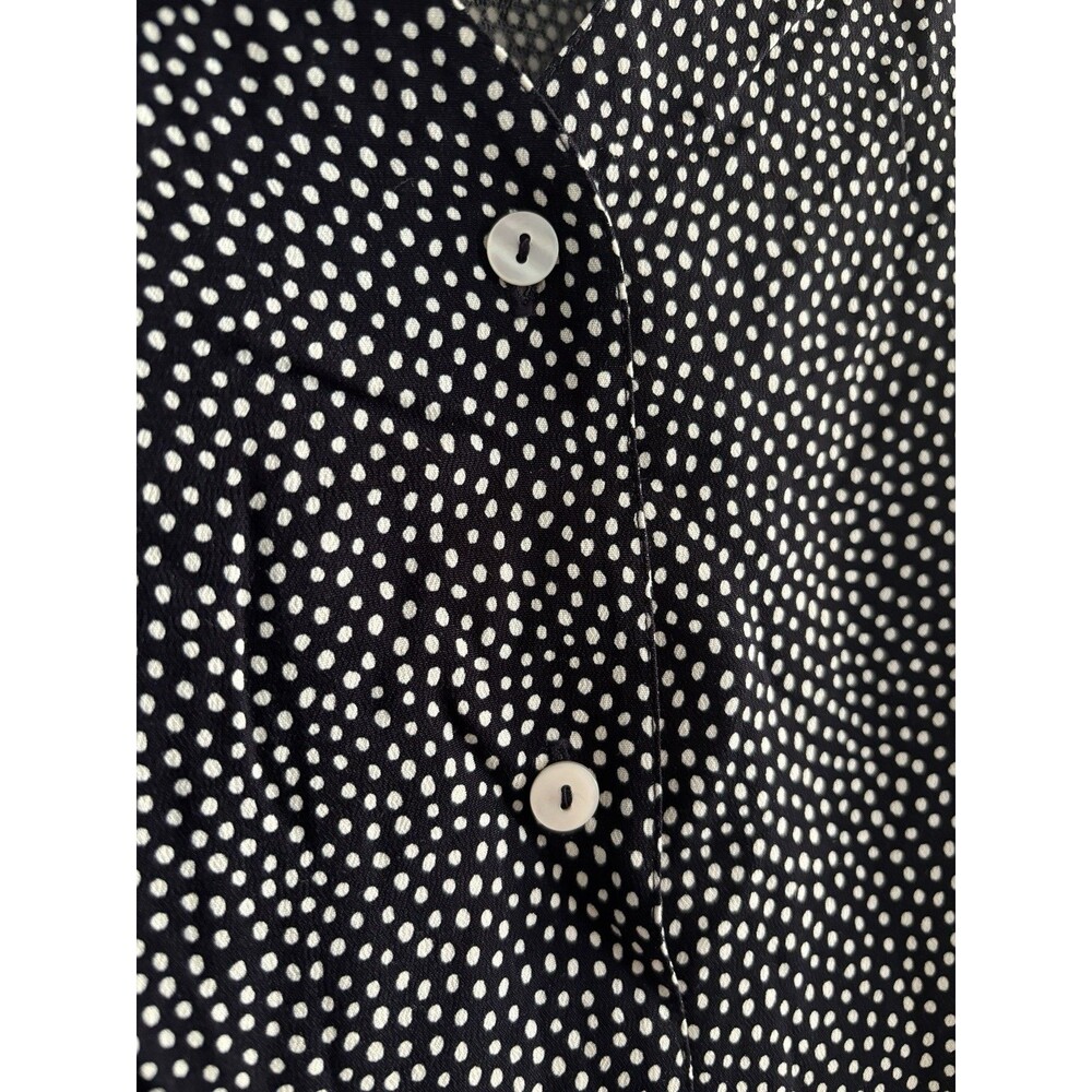 Black & White Polka Dot Vintage‎ Tunic NWT Size 10 Medium Y2K 80s 90s Retro - Picture 10 of 10